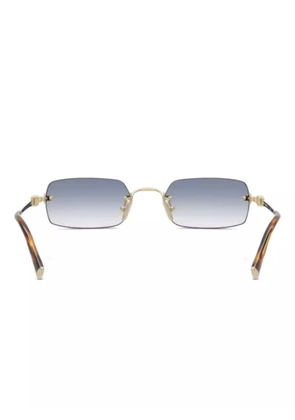 Miu Miu Eyewear rectangle-frame sunglasses - Gold