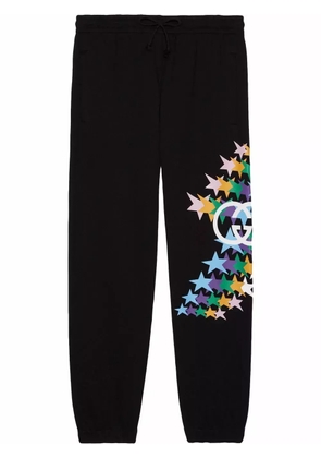 Gucci star-print track pants - Black