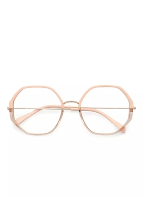 Kaleos Hollander geometric-frame glasses - Pink