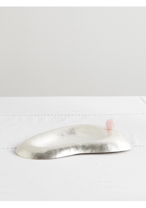 Natalia Criado - Ear Silver-plated And Stone Plate - One size