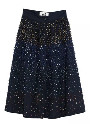 mii sequin-embellished skirt - Blue