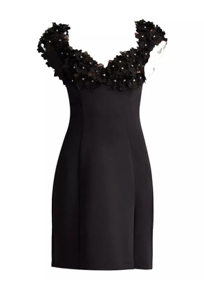 Tadashi Shoji Sone floral-lace dress - Black