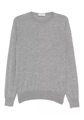 Bruno Manetti fine-knit jumper - Grey