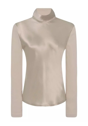 Rosetta Getty turtleneck combo T-shirt - Neutrals