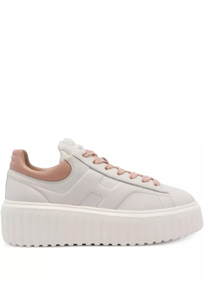 Hogan platform H-stripe sneakers - Neutrals