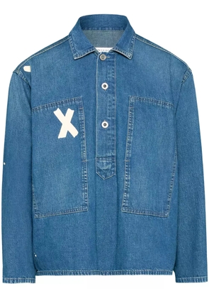 Maison Margiela Distressed denim shirt - Blue