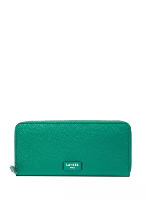 Lancel zip-around leather wallet - Green
