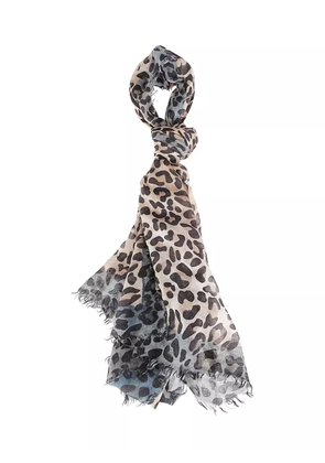 Faliero Sarti Maila animal-print scarf - Neutrals