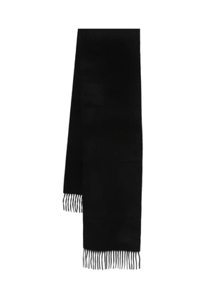 Paul Smith cashmere fringed-trim scarf - Black