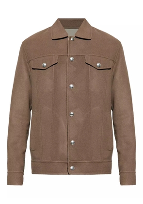 Eleventy buttoned pocket jacket - Brown