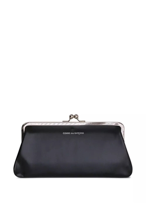 Comme Des Garçons Wallet kiss-clasp purse - Black