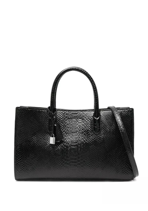 Michael Kors Scarlett snakeskin-effect tote bag - Black