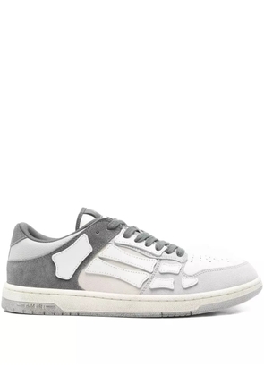AMIRI Skel-Top bone-panelled low-top sneakers - Grey