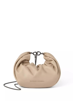 Brunello Cucinelli Monili chain-strap cross body bag - Neutrals
