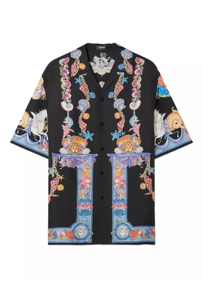 Versace Coral Theatre short-sleeve shirt - Black