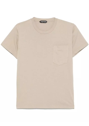 TOM FORD cotton T-shirt - Neutrals