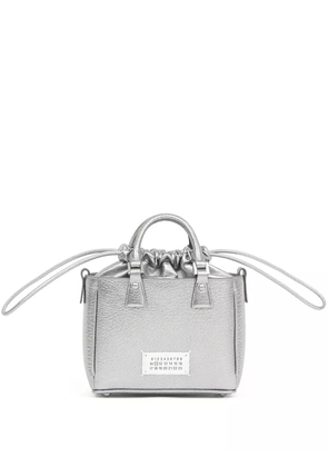 Maison Margiela 5AC metallic-effect tote bag - Silver