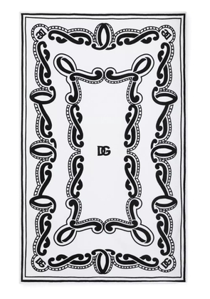 Dolce & Gabbana bandana-print beach towel - White