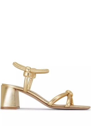 Gianvito Rossi 55mm leather sandals - Gold