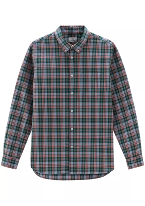 Woolrich check-print cotton shirt - Green