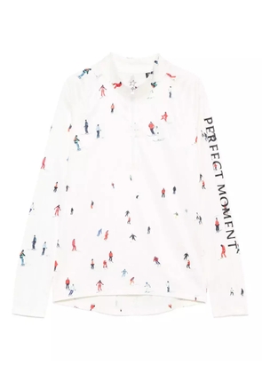 Perfect Moment printed top - Neutrals