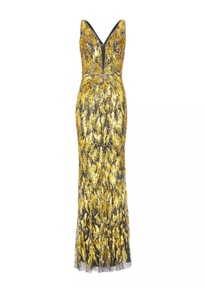 Jenny Packham Marion maxi dress - Yellow