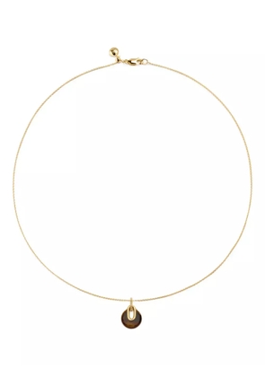 Monica Vinader 18K gold vermeil tiger eye necklace