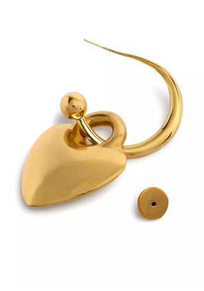 Patou Heart hoop earring - Gold