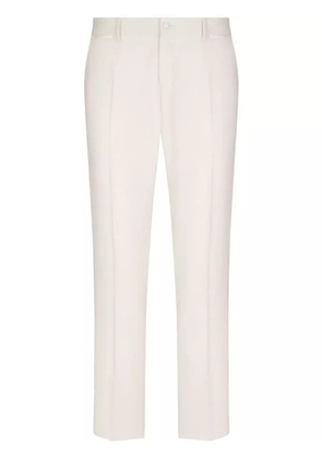 Dolce & Gabbana stretch-wool tuxedo trousers - Neutrals