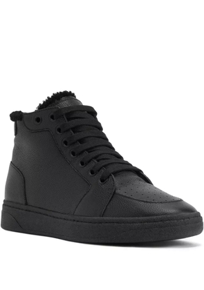 Giuseppe Zanotti Gz94 high-top shearling sneakers - BLACK