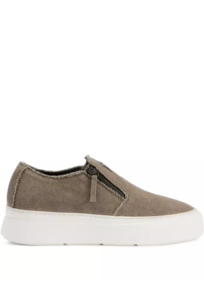 Giuseppe Zanotti GZ Mike Zip low-top sneakers - Neutrals