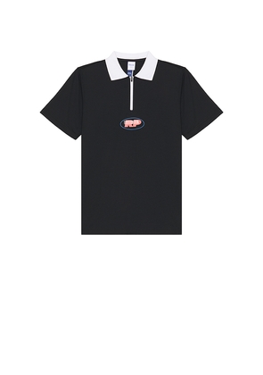 Rivvia Projects RP Motion Polo in Black. Size M. Also in S, XL/1X.