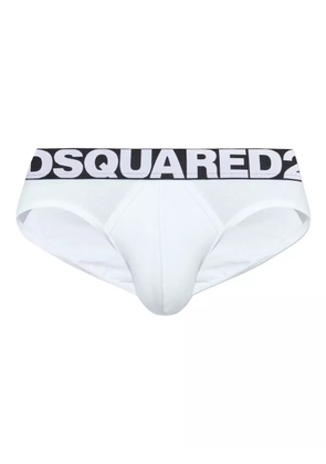 DSQUARED2 logo-band briefs - White