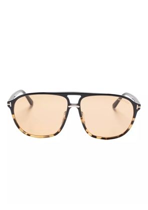TOM FORD Eyewear Bruce tortoiseshell acetate sunglasses - Black