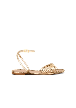 Schutz Livia Sandal in Metallic Neutral. Size 11. Also in 5, 8.5.