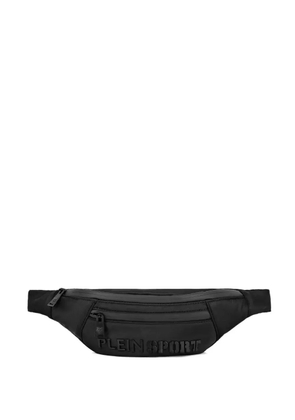 Plein Sport logo-lettering belt bag - Black