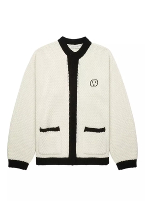 Joshua Sanders logo-embroidered cardigan - White