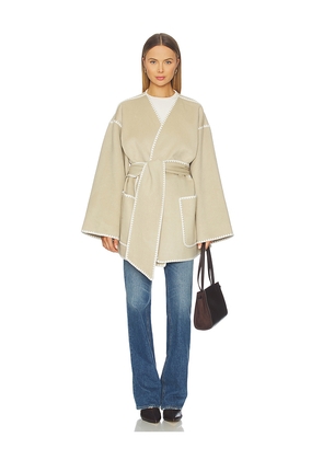 Tularosa Gia Jacket in Beige. Size L. Also in M, S, XL, XS, XXS.