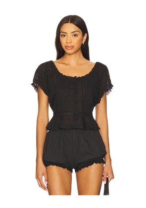 RIXO Sandi Top in Black. Size M. Also in L, S, XL, XS, XXS.