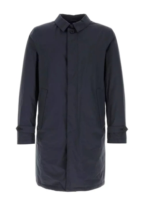 Herno single-breasted trench parka - Blue