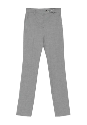 Sportmax virgin wool straight-leg trousers - Grey