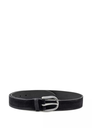 Orciani engraved suede belt - Black
