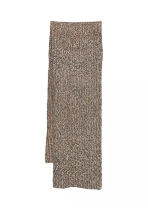 Song For The Mute mélange scarf - Brown