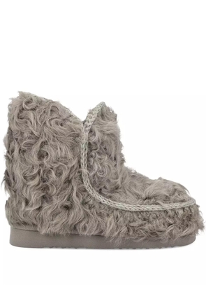 Mou Eskimo 18 checkiang fur boots - Grey