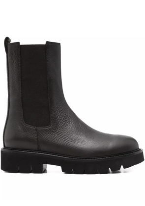 Anna F. textured-sole leather boots - Brown