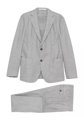 Eleventy pleated-pocket suit - Grey