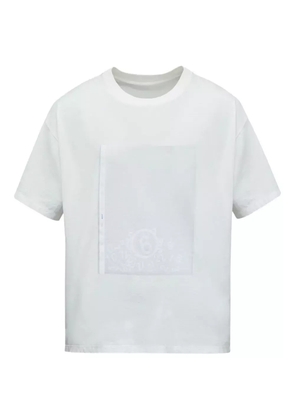 MM6 Maison Margiela graphic-panelled T-shirt - White