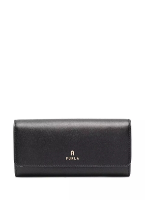Furla grained-leather continental wallet - Black