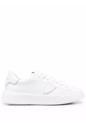 Philippe Model Paris side logo-patch sneakers - White