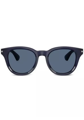 Burberry Eyewear logo-engraved sunglasses - Blue